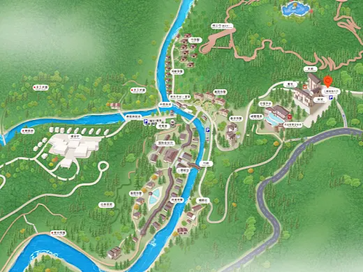 隰县结合景区手绘地图智慧导览和720全景技术，可以让景区更加“动”起来，为游客提供更加身临其境的导览体验。